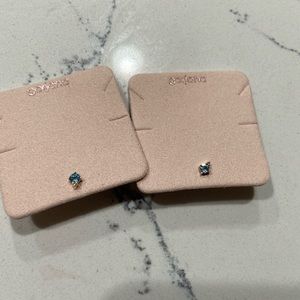 Gorjana Blue Topaz Trinity Studs